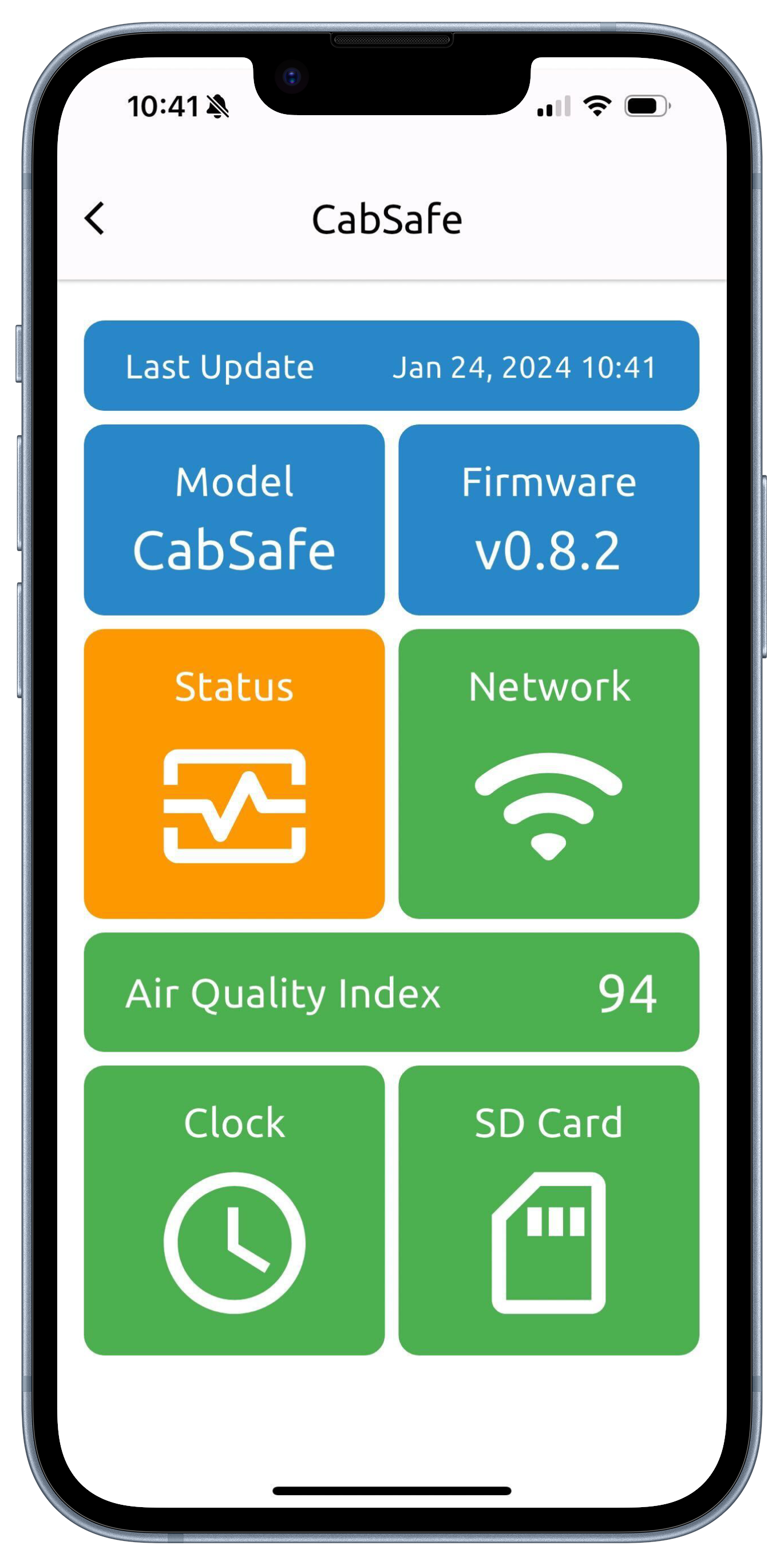 CabSafe App on iPhone